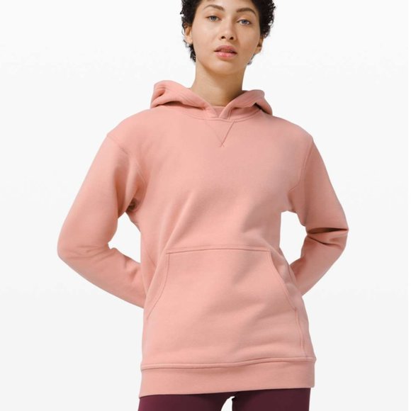LULULEMON All Yours Hoodie *Fleece Pink Pastel Size 2 - Picture 1 of 16